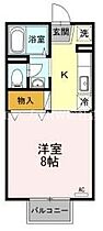 岡山県倉敷市安江（賃貸アパート1K・2階・26.72㎡） その2