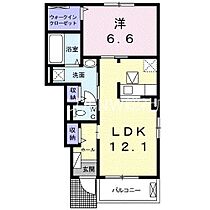 岡山県倉敷市東塚6丁目（賃貸アパート1LDK・1階・48.35㎡） その2