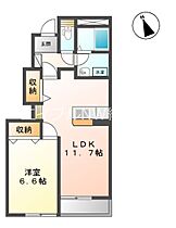 岡山県岡山市北区高松（賃貸アパート1LDK・1階・42.98㎡） その2