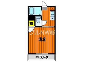 岡山県倉敷市鳥羽（賃貸アパート1K・2階・24.00㎡） その2