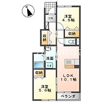 岡山県倉敷市南畝7丁目（賃貸アパート2LDK・1階・49.69㎡） その2