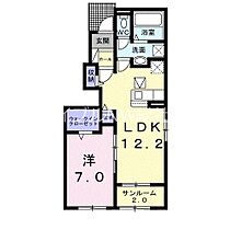 岡山県倉敷市玉島乙島（賃貸アパート1LDK・1階・50.08㎡） その2