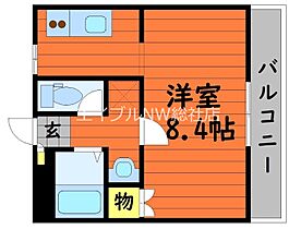 岡山県倉敷市老松町1丁目（賃貸アパート1K・2階・27.50㎡） その2