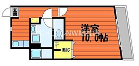 岡山県倉敷市生坂（賃貸アパート1K・3階・33.42㎡） その2