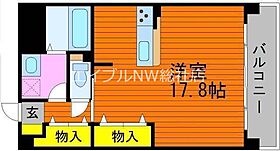 岡山県倉敷市稲荷町（賃貸マンション1R・9階・43.84㎡） その2