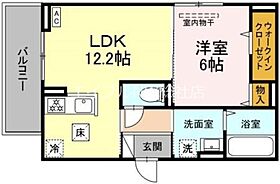 岡山県総社市駅南1丁目（賃貸アパート1LDK・2階・45.42㎡） その2