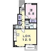 岡山県倉敷市中島（賃貸アパート1LDK・1階・46.24㎡） その2