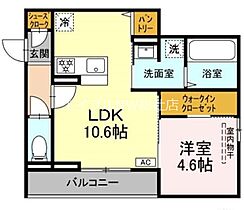 岡山県倉敷市中央2丁目（賃貸アパート1LDK・3階・40.35㎡） その2