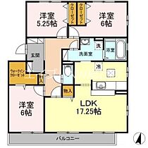 岡山県倉敷市中庄（賃貸アパート3LDK・1階・85.86㎡） その2