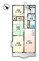 JR宇野線 茶屋町駅 徒歩6分 2階/-