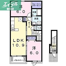 水島臨海鉄道 栄駅 徒歩13分 2階/-