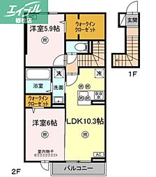 JR山陽本線 倉敷駅 徒歩16分 2階/-