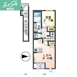 水島臨海鉄道 水島駅 徒歩6分 2階/-
