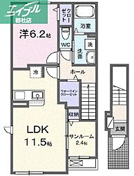 JR山陽本線 新倉敷駅 徒歩31分 2階/-
