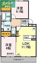 物件の間取り