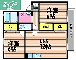 バス バス門田下車 徒歩5分 2階/-