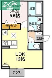 JR山陽本線 西阿知駅 徒歩15分 1階/-