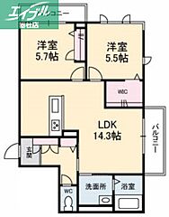 物件の間取り