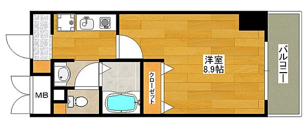 グリーンヒルズ江坂 ｜大阪府吹田市芳野町(賃貸マンション1K・3階・27.69㎡)の写真 その2