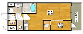 アドバンス江坂東デパール  ｜ 大阪府吹田市南吹田5丁目（賃貸マンション1LDK・2階・28.83㎡） その2