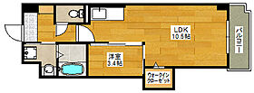 カーサ ベレタ  ｜ 大阪府吹田市南吹田1丁目（賃貸マンション1LDK・5階・36.98㎡） その2