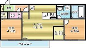 Claire　Court（クレアコート） 302 ｜ 福岡県北九州市小倉北区大畠３丁目9-25（賃貸アパート2LDK・3階・50.19㎡） その2