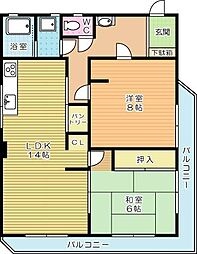 リ・エクラII 4階