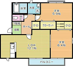 物件の間取り
