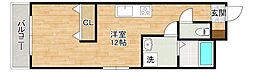 メモリープラザ小倉 ワンルームの間取図画像