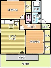 物件の間取り
