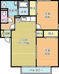 サニーフラット若園　B棟 2階
