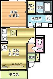 F・フィールド若園 1階/101