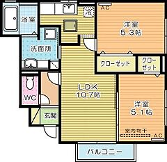 物件の間取り