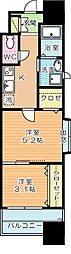 ギャラン竪町NEO 2Kの間取図画像
