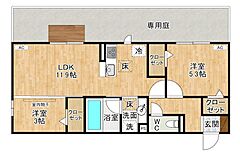 物件の間取り