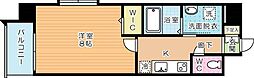 ザ・レジデンス香春口三萩野駅前 1Kの間取図画像