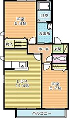 物件の間取り