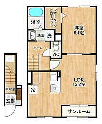 フィールズイーストA 2階/204