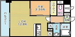 ガーラプラチナコート 1LDKの間取図画像