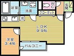 Lapis Lazuli城野(ラピスラズリ城野) 3階