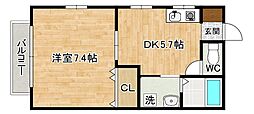 ドゥソレイユ21 A棟 2階/201