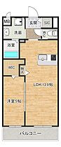 CITRUS　TREE（シトラス　ツリー） 107 ｜ 福岡県北九州市小倉北区足立２丁目8-41（賃貸マンション1LDK・1階・45.60㎡） その2