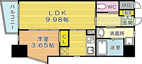 MGA城内 507 ｜ 福岡県北九州市小倉北区大手町5-15（賃貸マンション1LDK・5階・34.53㎡） その2