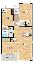 CITRUS　TREE（シトラス　ツリー） 101 ｜ 福岡県北九州市小倉北区足立２丁目8-41（賃貸マンション3LDK・1階・68.40㎡） その2