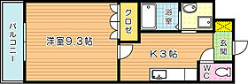 NHサンハイム 402 ｜ 福岡県北九州市小倉北区片野新町２丁目10-14（賃貸マンション1K・4階・31.02㎡） その2