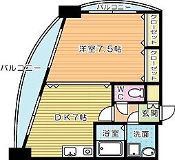 間取図画像 1DK