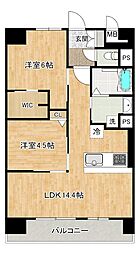 フローリィ279 2LDKの間取図画像