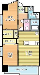 ギャラクシー西小倉 2LDKの間取図画像
