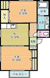 アヴニール緑ヶ丘 2階