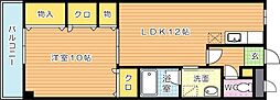東海ビル 1LDKの間取図画像